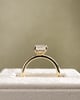 18k Yellow Gold | 2ct - F - VS1 Radiant Lab Diamond | Lab Diamond side stones