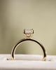 18k Yellow Gold | 1.5ct - F - VVS2 Radiant Lab Diamond | Lab Diamond side stones