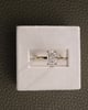 18k Yellow Gold | 1.45ct - F - VVS2 Radiant Lab Diamond | Lab Diamond side stones