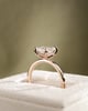 18k Rose Gold | 1.96ct - E - VVS2 Radiant Lab Diamond | Lab Diamond side stones