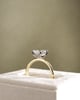 18k Yellow Gold / Platinum | 1.54ct - E - VVS2 Radiant Lab Diamond | Lab Diamond side stones