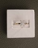 18k Yellow Gold | 1.56ct - F - VVS2 Radiant Lab Diamond | Lab Diamond side stones