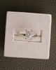 18k Yellow Gold | 1.56ct - F - VVS2 Radiant Lab Diamond | Lab Diamond side stones