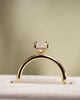 18k Yellow Gold | 1.56ct - F - VVS2 Radiant Lab Diamond | Lab Diamond side stones