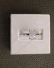 Platinum | 1.59ct - E - VS1 Radiant Lab Diamond | Lab Diamond side stones