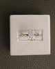 18k Yellow Gold | 2.5ct - F - VS1 Radiant Lab Diamond | Lab Diamond side stones
