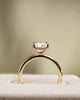 18k Yellow Gold | 2.5ct - F - VS1 Radiant Lab Diamond | Lab Diamond side stones
