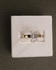 18k Yellow Gold | High Set | 2.09ct - D - VVS2 Emerald Lab Diamond | Lab Diamond side stones