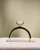 18k Yellow Gold | High Set | 2.09ct - D - VVS2 Emerald Lab Diamond | Lab Diamond side stones