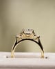 18k Yellow Gold | 2ct - E - VS1 Elongated Cushion Lab Diamond | Lab Diamond side stones