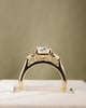 18k Yellow Gold | 2.1ct - F - VS1 Elongated Cushion Lab Diamond | Lab Diamond side stones