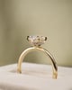 18k Yellow Gold | 2.05ct - F - VS1 Oval Lab Diamond | Lab Diamond side stones