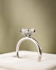 Platinum | 2.08ct - E - VS1 Oval Lab Diamond | Lab Diamond side stones