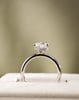 Platinum | 2.08ct - E - VS1 Oval Lab Diamond | Lab Diamond side stones