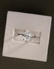 Platinum | 2.08ct - E - VS1 Oval Lab Diamond | Lab Diamond side stones