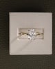 18k Yellow Gold / Platinum | 2.02ct - F - VS1 Oval Lab Diamond | Lab Diamond side stones