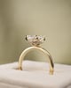 18k Yellow Gold | 2.55ct - E - VS1 Oval Lab Diamond | Lab Diamond side stones