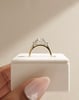 18k Yellow Gold / Platinum | 1.53ct - D - VVS2 Elongated Cushion Lab Diamond | Lab Diamond side stones