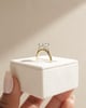 18k Yellow Gold / Platinum | 1.53ct - D - VVS2 Elongated Cushion Lab Diamond | Lab Diamond side stones