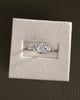 Platinum | 1.61ct - F - VS1 Elongated Cushion Lab Diamond | Lab Diamond side stones