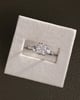 Platinum | 1.61ct - F - VS1 Elongated Cushion Lab Diamond | Lab Diamond side stones