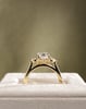 18k Yellow Gold | 2.01ct - D - VVS2 Elongated Cushion Lab Diamond | Lab Diamond side stones