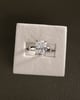 Platinum | Low Set | 4.85ct - E - VVS2 Elongated Cushion Lab Diamond | Lab Diamond side stones
