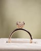 18k Rose Gold | 1.84ct - F - VVS2 Round Lab Diamond | Lab Diamond side stones