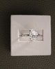 Platinum | High Set | 3.01ct - F - VS1 Oval Lab Diamond