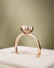 18k Rose Gold | Low Set | 8x6mm Oval Moissanite