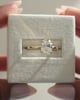 18k Yellow Gold | Low Set | 1.85ct - F - VS1 Oval Lab Diamond