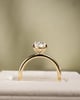 18k Yellow Gold | Low Set | 2ct - F - VVS2 Oval Lab Diamond