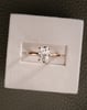 18k Rose Gold | Low Set | 9x6.5mm Oval Moissanite