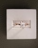 18k Rose Gold | Low Set | 9x6.5mm Oval Moissanite