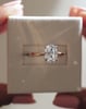 18k Rose Gold / Platinum | Low Set | 9x6.5mm Oval Moissanite