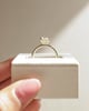 18k Yellow Gold | High Set | 2.05ct - D - VVS2 Oval Lab Diamond
