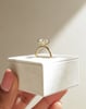 18k Yellow Gold | High Set | 2.05ct - D - VVS2 Oval Lab Diamond