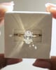 18k Yellow Gold | High Set | 2.41ct - F - VVS2 Oval Lab Diamond
