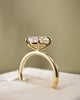 18k Yellow Gold | High Set | 2.59ct - D - VVS2 Oval Lab Diamond