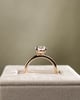 18k Rose Gold | High Set | 1.58ct - D - VVS2 Oval Lab Diamond