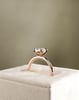 18k Rose Gold | High Set | 1.58ct - D - VVS2 Oval Lab Diamond