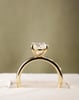 18k Yellow Gold | High Set | 2.27ct - D - VVS2 Oval Lab Diamond