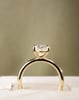 18k Yellow Gold | High Set | 2.44ct - D - VVS2 Oval Lab Diamond