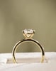 18k Yellow Gold | High Set | 2.61ct - E - VVS2 Oval Lab Diamond