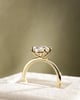 18k Yellow Gold | High Set | 2.1ct - D - VVS1 Oval Lab Diamond