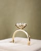 18k Yellow Gold | High Set | 2.66ct - D - VVS2 Oval Lab Diamond