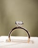 18k Rose Gold / Platinum | High Set | 2.09ct - D - VVS2 Oval Lab Diamond