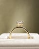 18k Yellow Gold | High Set | 2.1ct - D - VVS2 Oval Lab Diamond