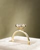18k Yellow Gold | High Set | 2.1ct - D - VVS2 Oval Lab Diamond