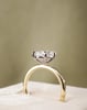18k Yellow Gold / Platinum | High Set | 2.1ct - E - VVS2 Oval Lab Diamond